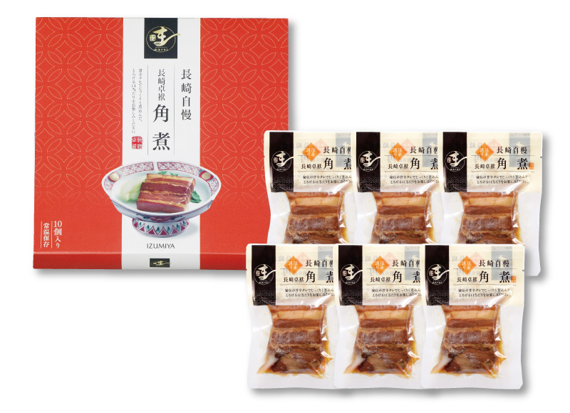長崎自慢 角煮 6個 角煮・角煮つつみまんじゅう 和泉屋本店 通信販売 長崎 角煮卓袱まんじゅう FT3 70g×9個×6回お届け 合計54個 6ヶ月 定期便 しっぽく 豚肉 角煮 饅頭 セット 詰め合わせ ギフト 贈り物 冷凍 惣菜 ふくみ屋 送料無料